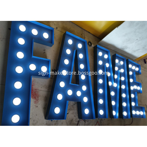 Outdoor Party Event Marquee LED Light Signs